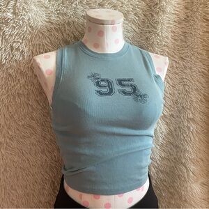Halter “95” Graphic Tank Top
